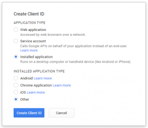 create client id